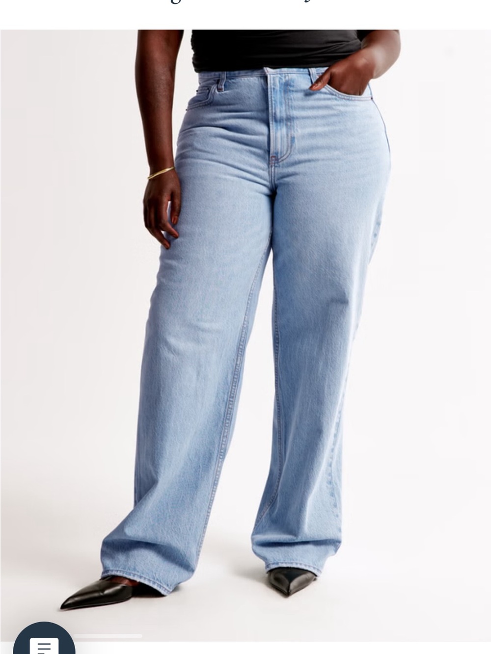 NWT Abercrombie High-Rise The Loose Women’s Jeans - size 30 SHORT